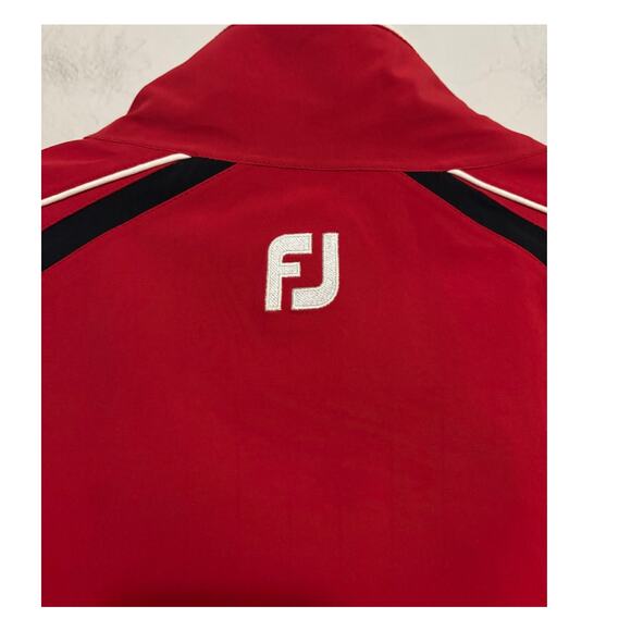 FOOTJOY Tour Collection DryJoys Half Sleeve Waterproof Golf Jacket Pullover Med - Picture 4 of 8